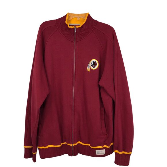 Vintage Redskins Varsity Style Jacket, Indian Logo, Reebok on Gridiron NFL Tag L - Picture 1 of 12